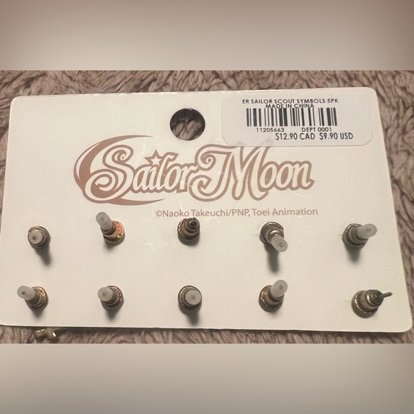 Sailor Moon earrings set - Picture 2 of 2